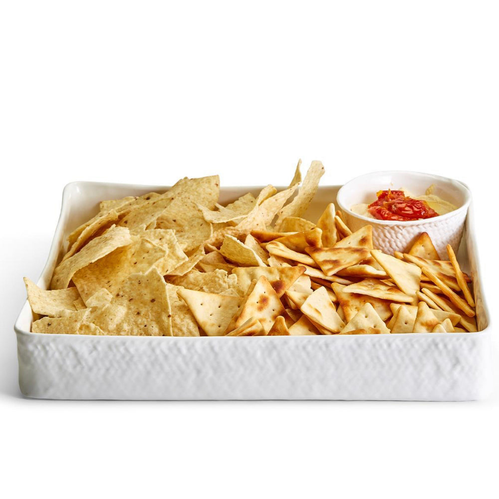
                      
                        Basketweave Serving Platter and Bowl Set
                      
                    