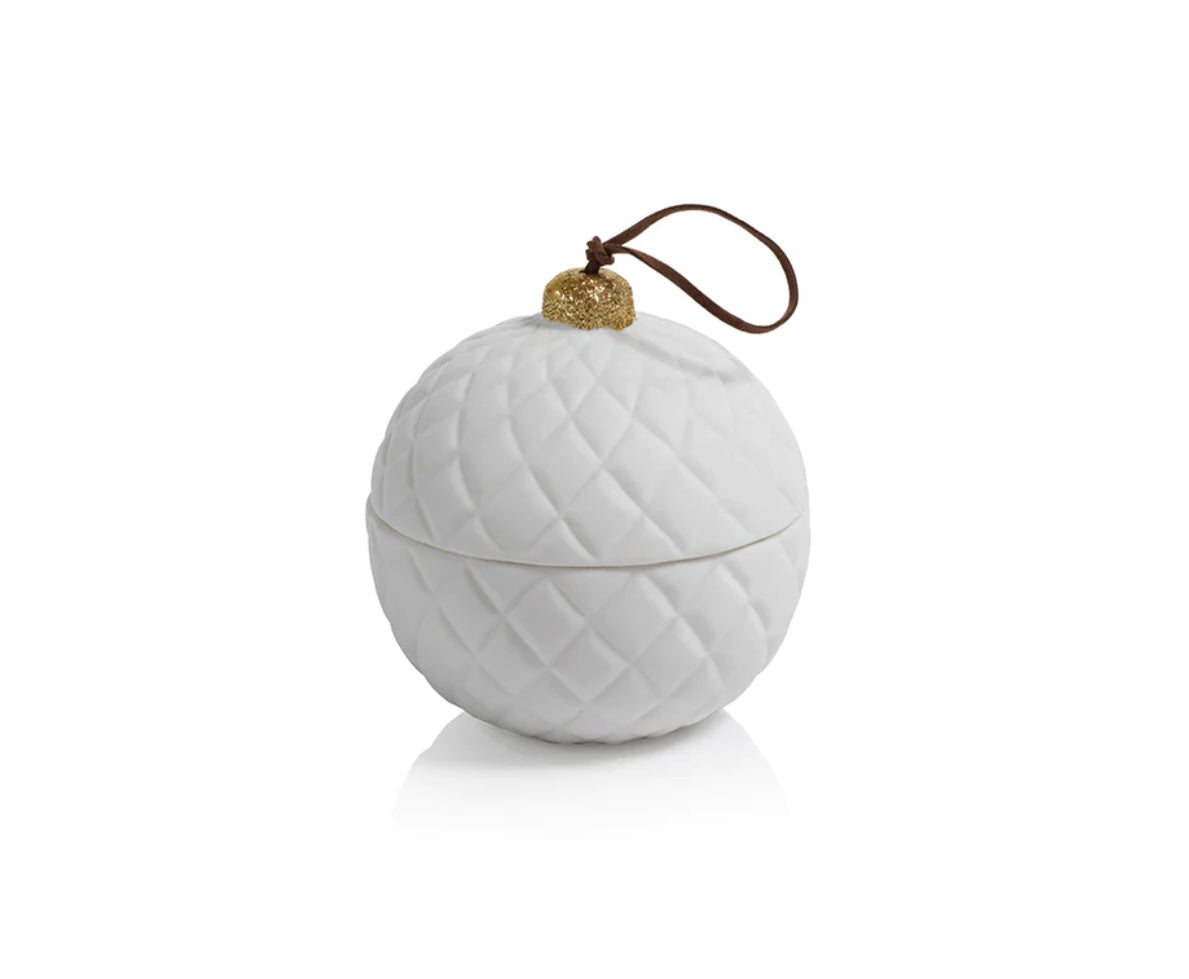 Lemon Sugar Meringue Ornament Candle