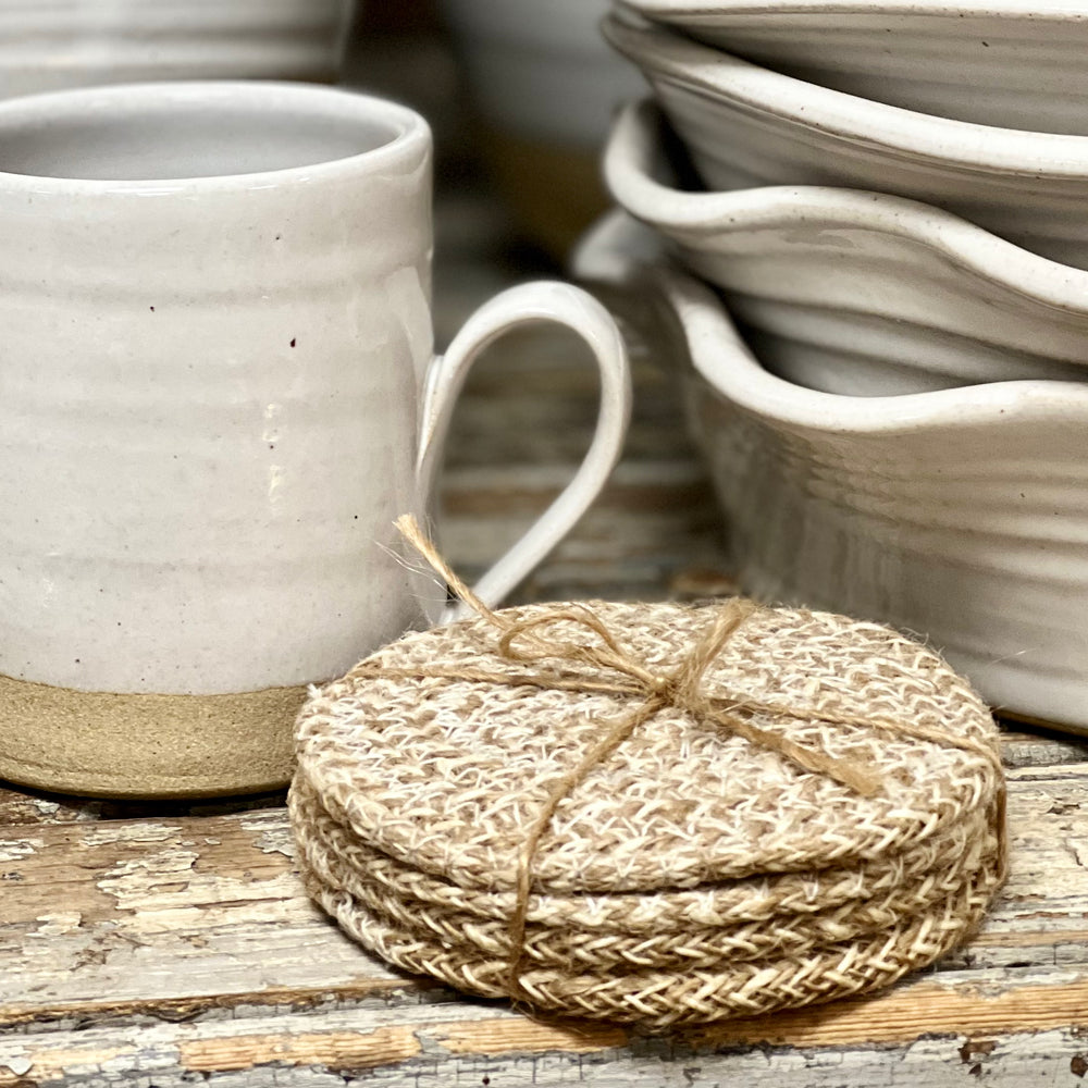 Jute Coasters ~ set of 4