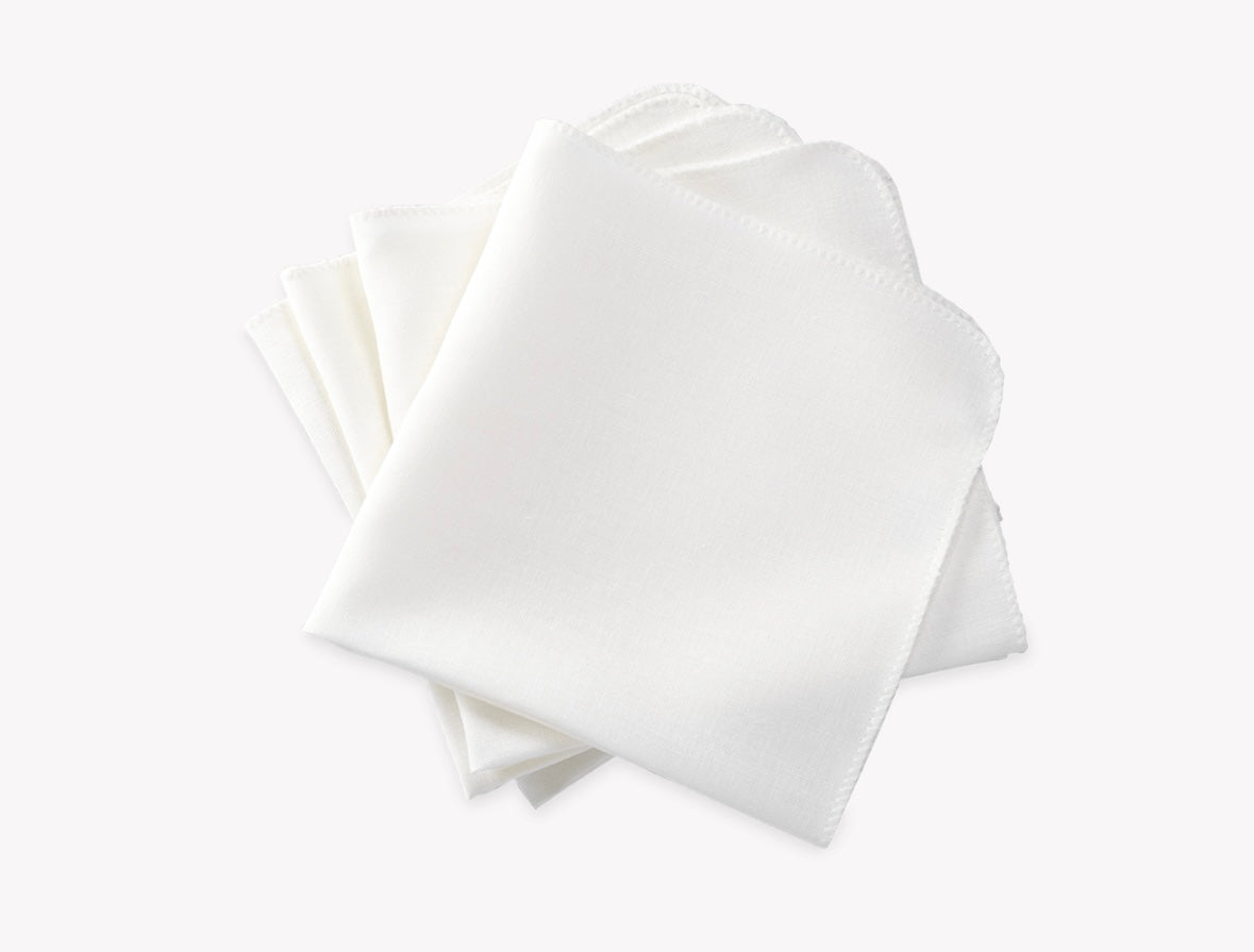 Calypso Napkin by Matouk ~ set of 4 ~ White