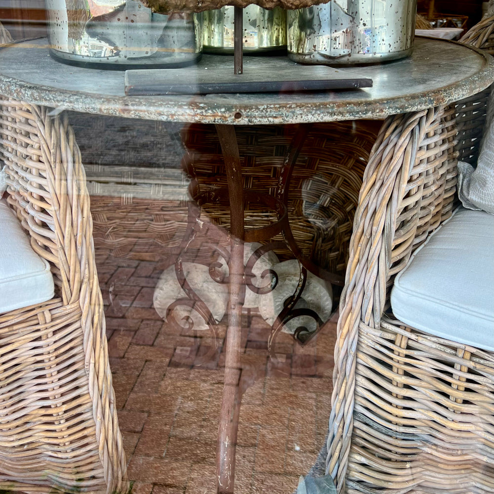 
                      
                        Antique Iron Bistro Table
                      
                    