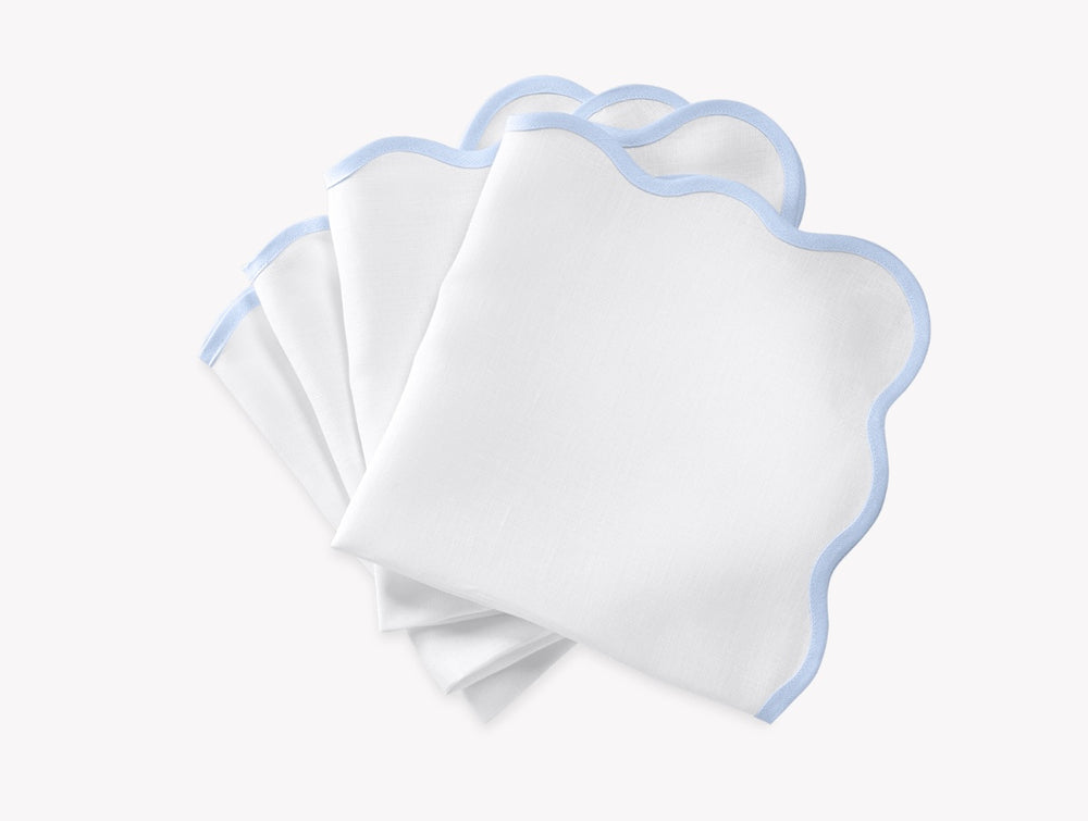 
                      
                        Scallop Edge Napkin by Matouk ~ set of 4 ~ available in 12 colors
                      
                    