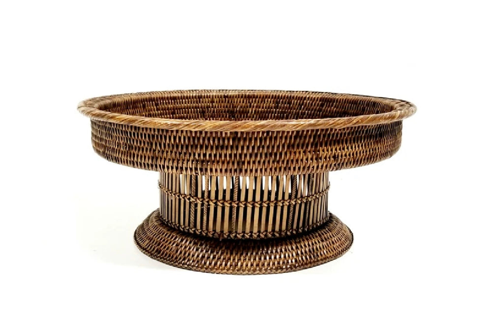 Round Large Woven Raised Tray/Bowl