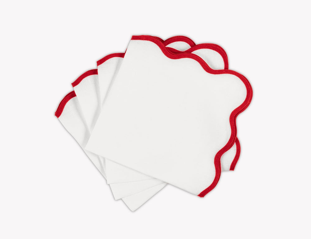 
                      
                        Scallop Edge Napkin by Matouk ~ set of 4 ~ available in 12 colors
                      
                    