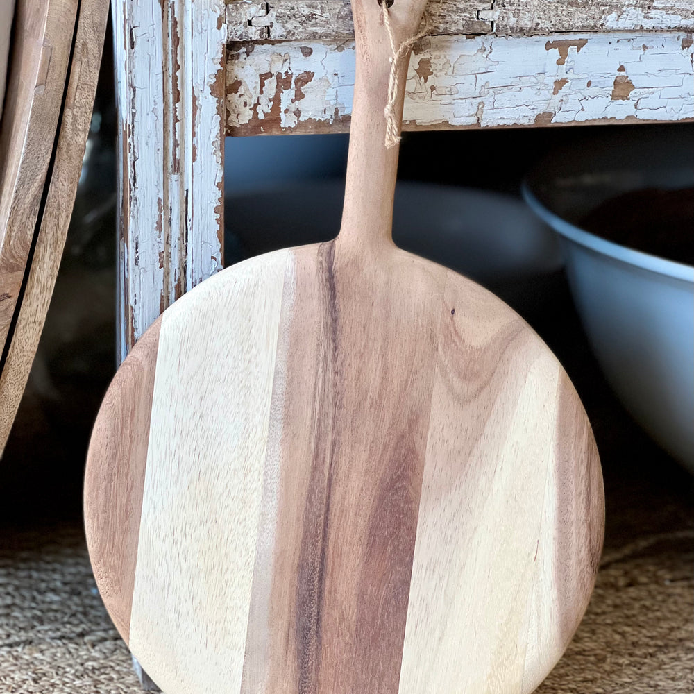 Handcrafted Acacia Cheese Board