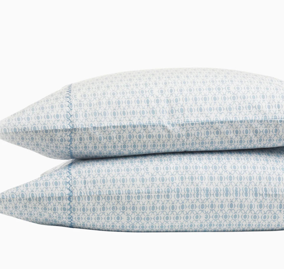 
                      
                        Kama Light Indigo Organic Sheet Set by John Robshaw
                      
                    
