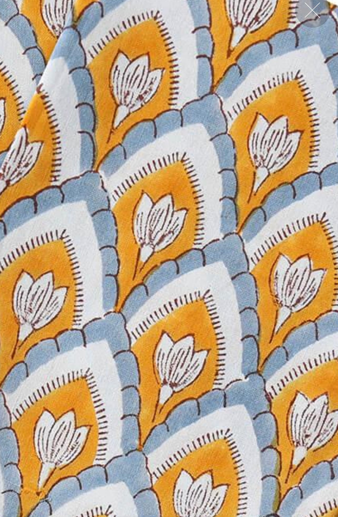 Haveli Shore Set of 4 Napkins- Hand Blocked!