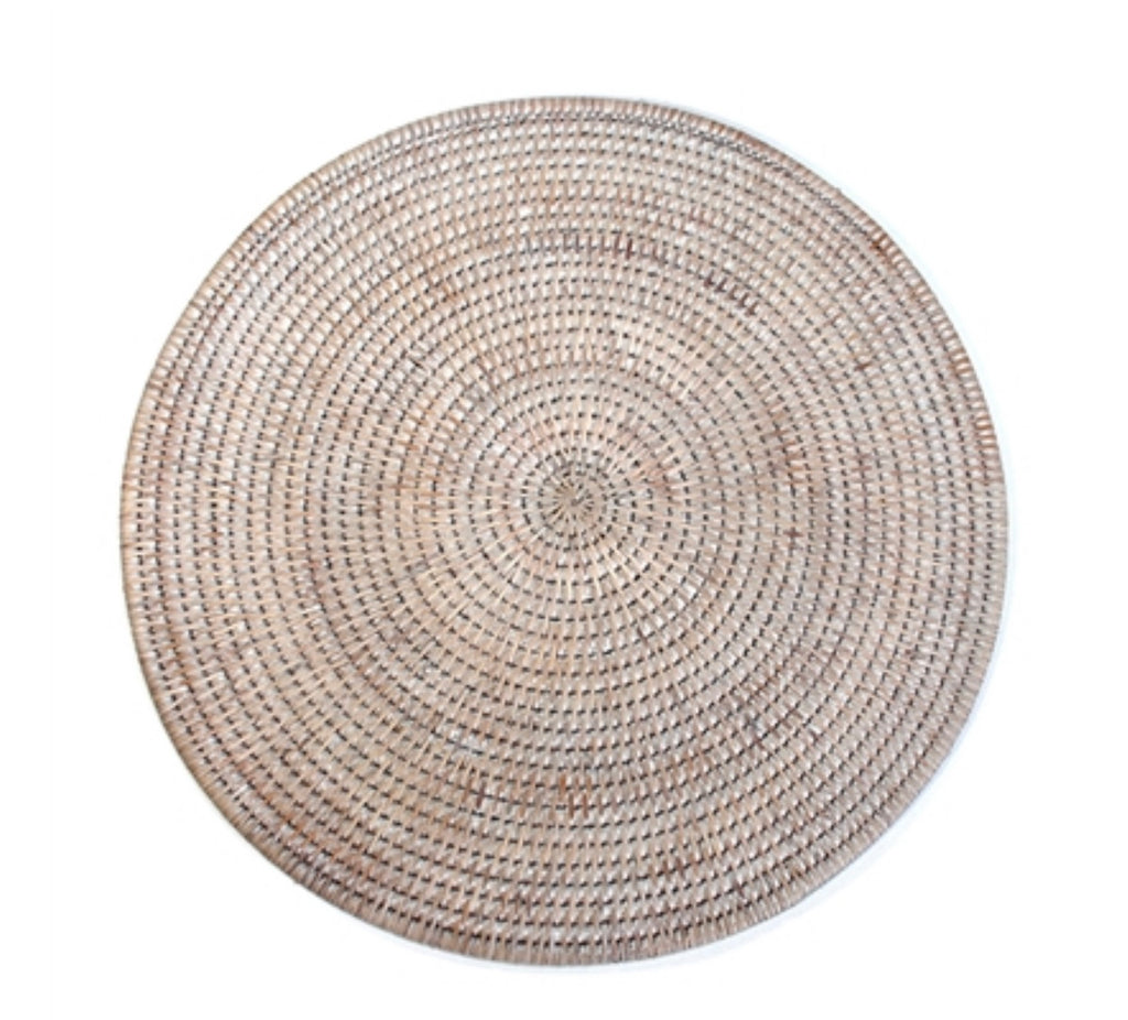 Hand Woven Round Rattan Placemat ~ set of 4