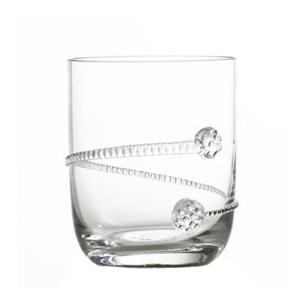 Stemless Wine Glass with Rope Applique