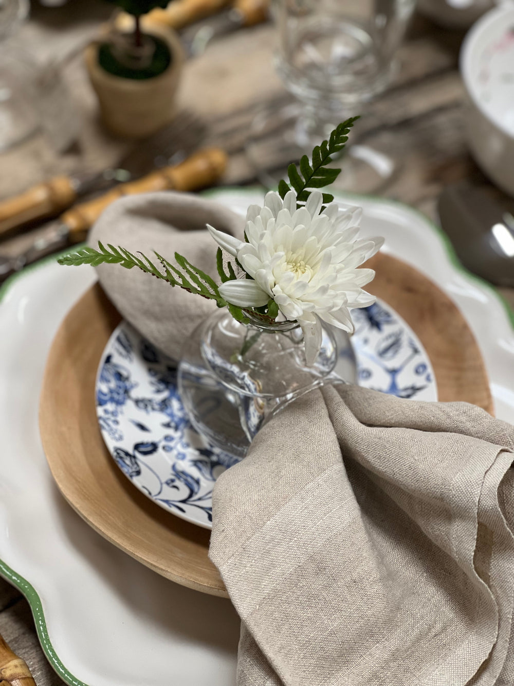 Bud Vase Napkin Ring - Individual