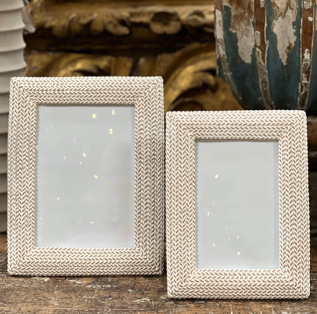 Woven Style Resin Frames ~ 2 sizes available