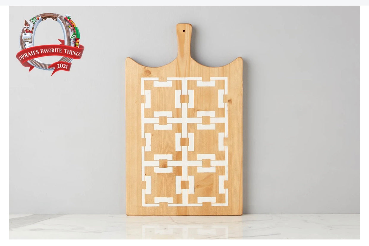 Cococozy Square Link Serving Board as featured in Oprah’s Favorite Things 2021!