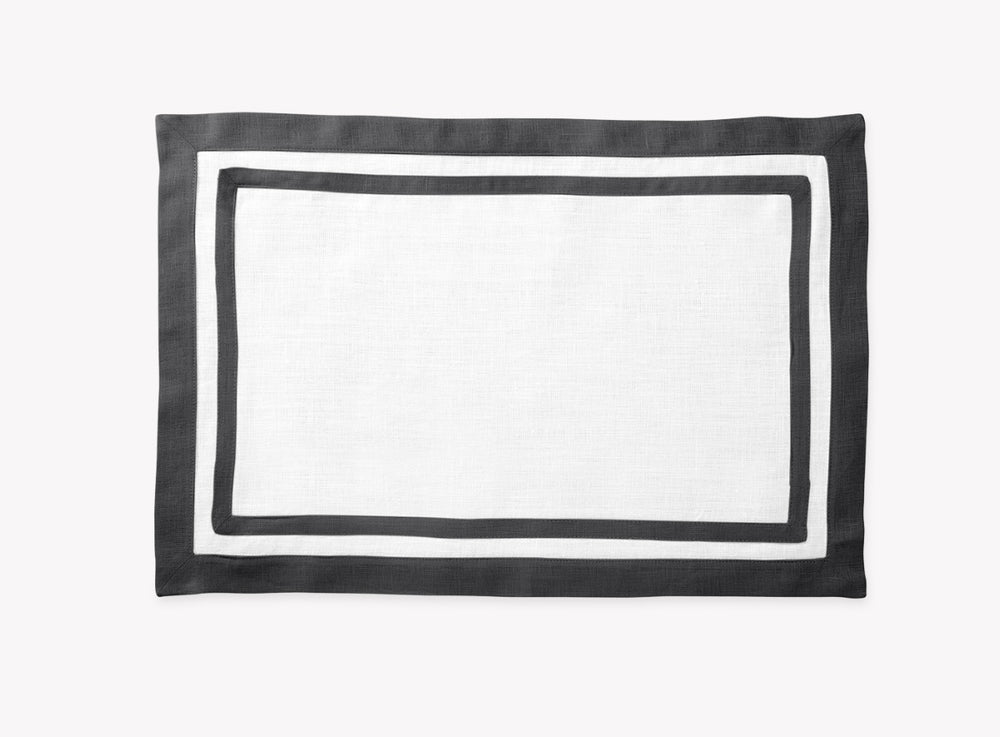 
                      
                        Rectangle Double Border Placemat by Matouk ~ set of 4 ~ available in 6 colors
                      
                    