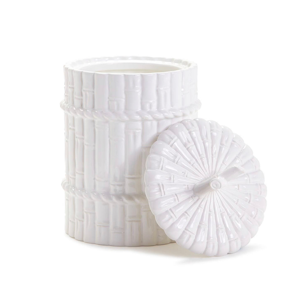 
                      
                        Faux Bamboo Fretwork Jar with Lid
                      
                    