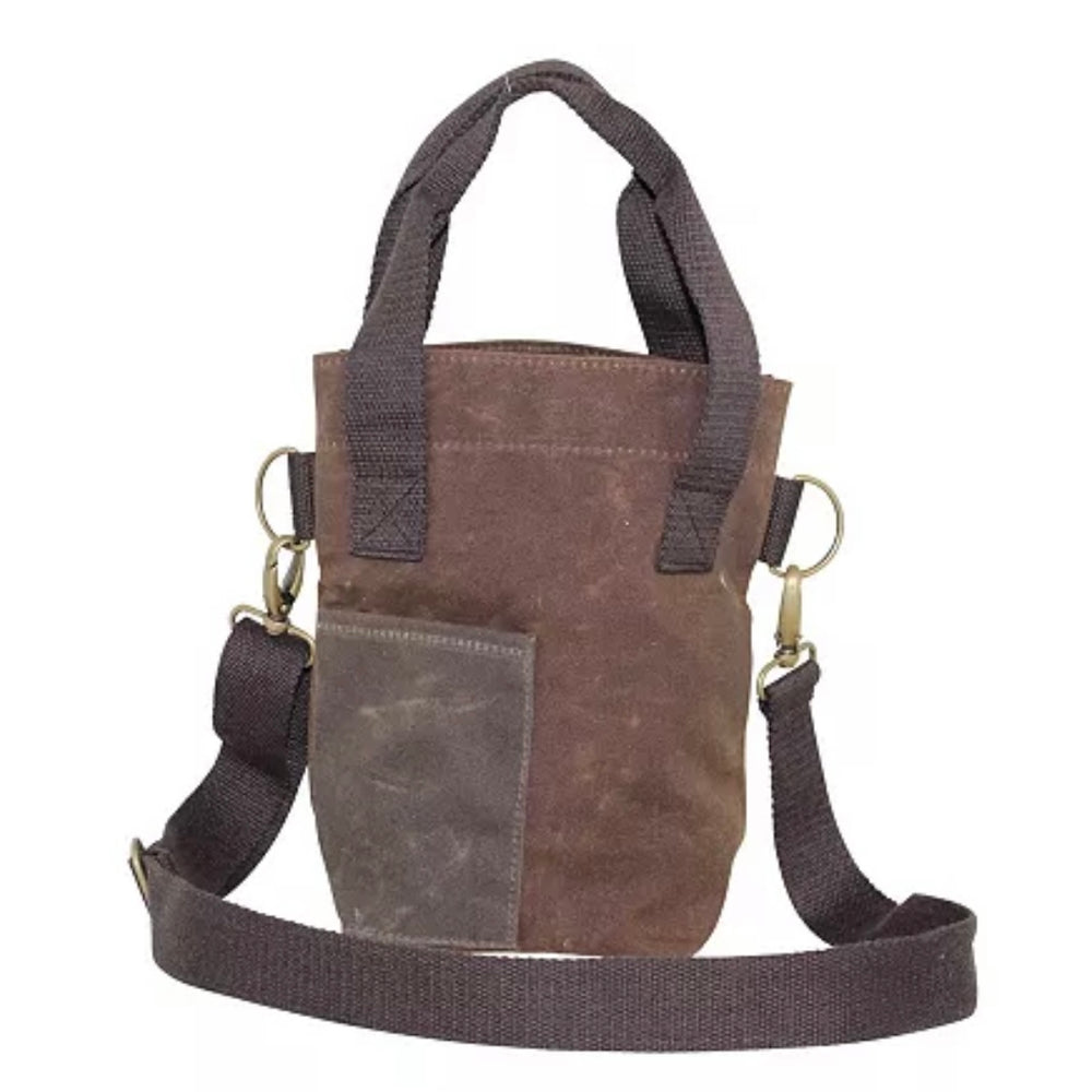 Waxed Canvas Double Wine Tote