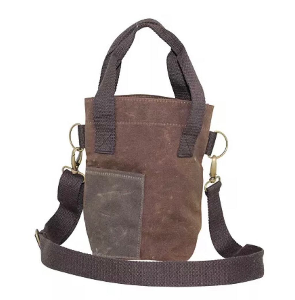 Waxed Canvas Double Wine Tote