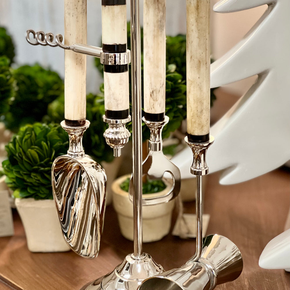 Bar Tool Set - 5 Piece - Bone