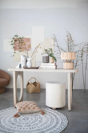 Sherpa Pouf Stool