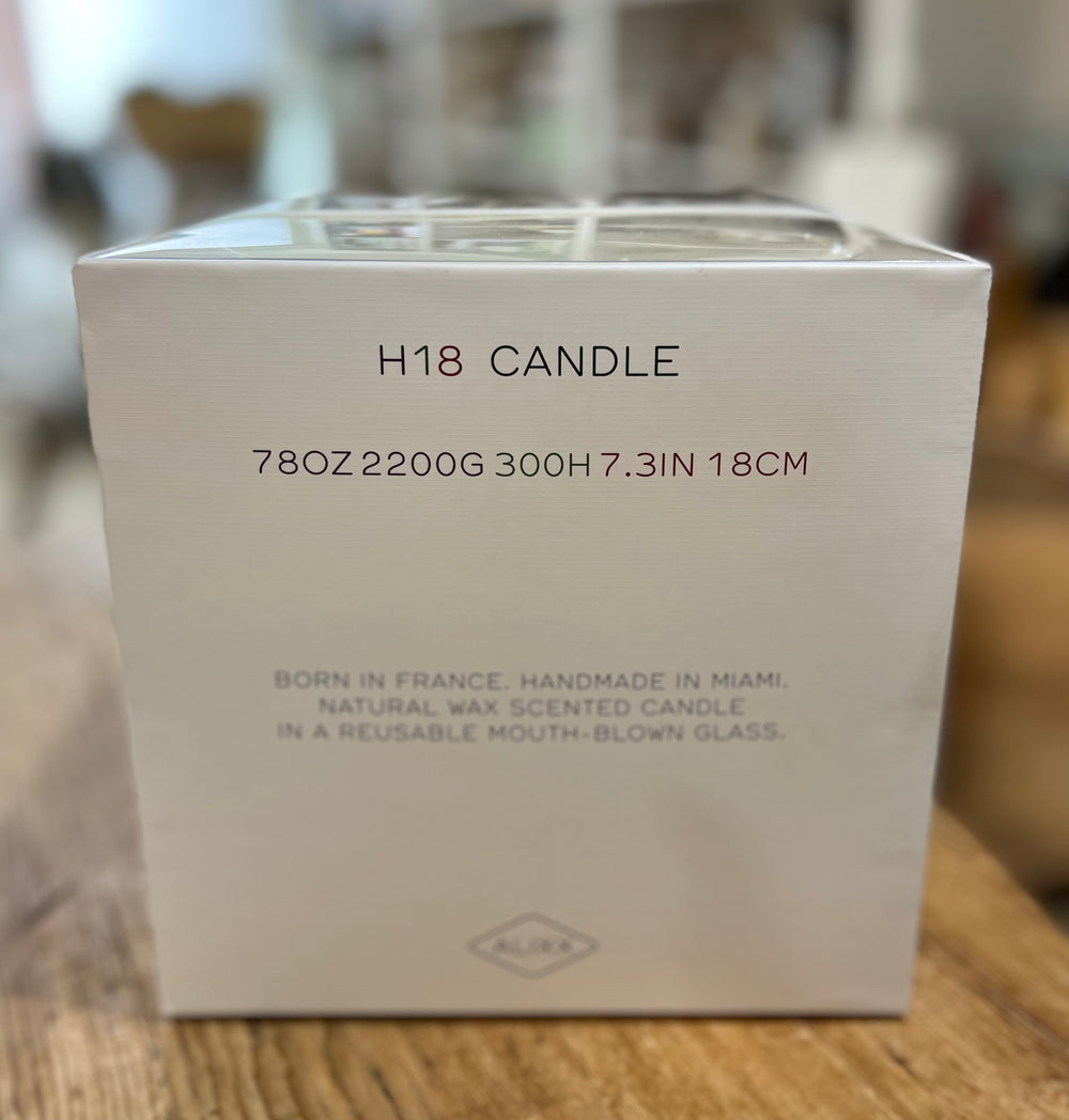 L'Heure du Thé Cylinder Candle - White - Extra Large 78 oz.