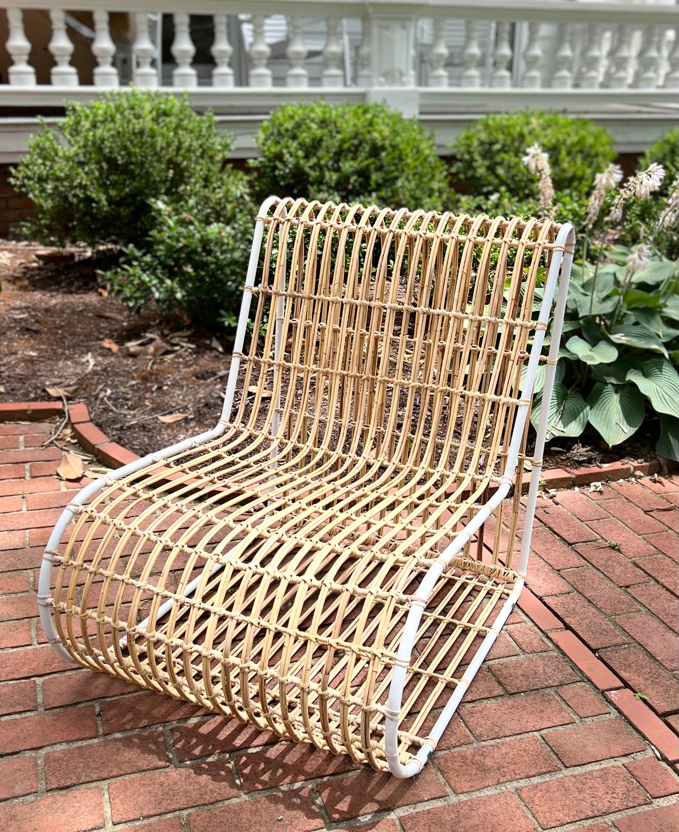 Handwoven Rattan Occasional Chair