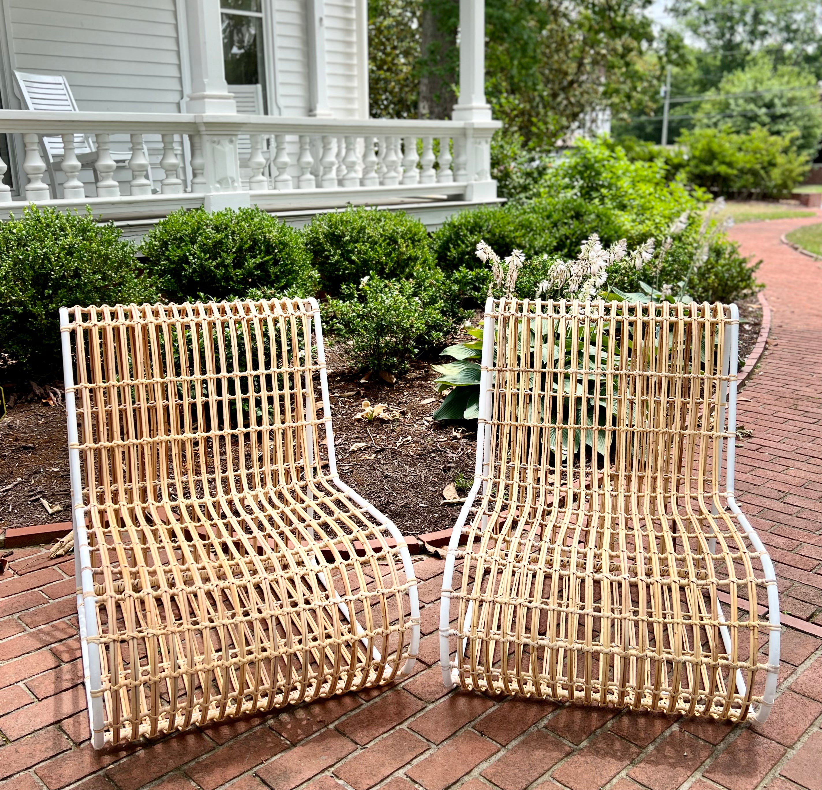 Handwoven Rattan Occasional Chair