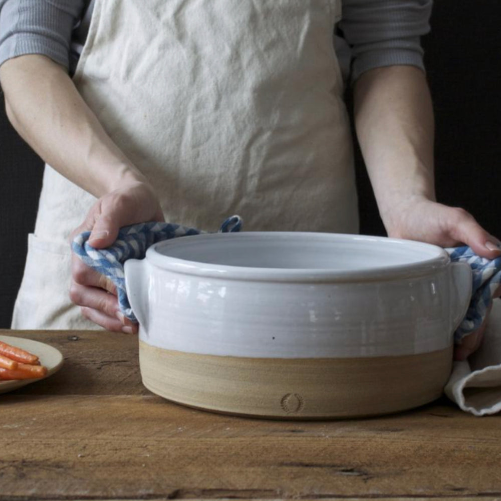 Farmhouse Pottery Medium and Large Beehive Baker