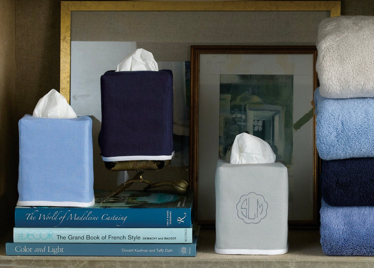 Chelsea Tissue Box Cover by Matouk