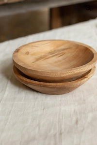 Hand Carved Virginia Wood Plates