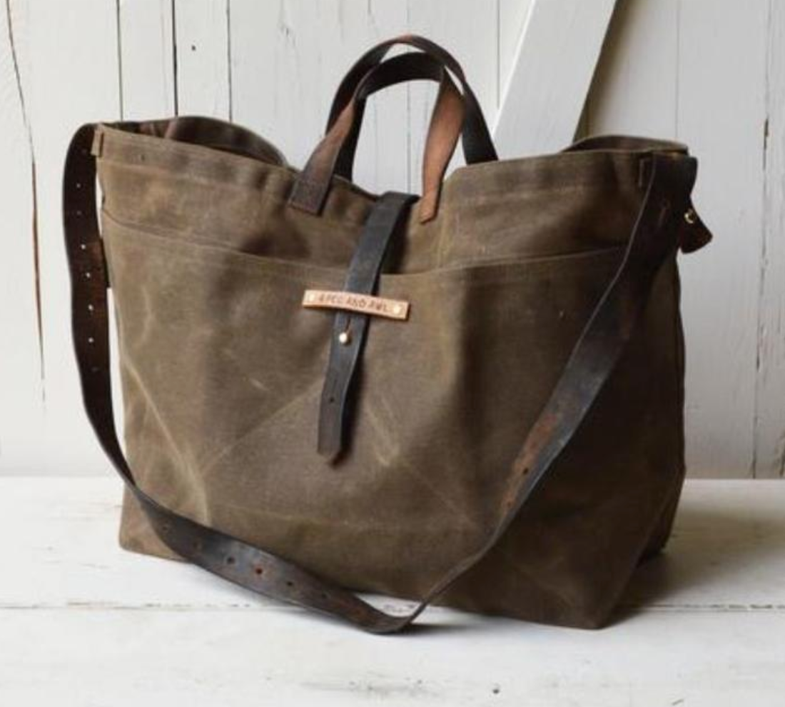 Waxed Canvas Tote | August Georges